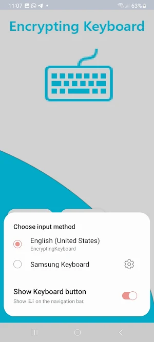 Encrypting Keyboard Screenshot 3