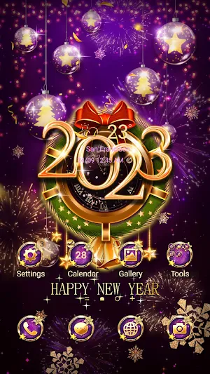 Holiday New Year - Wallpaper Screenshot 0
