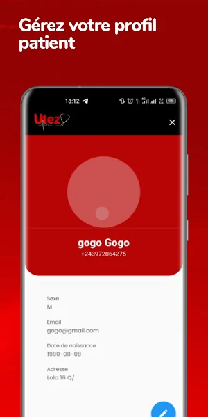Utezy Patient Screenshot 3