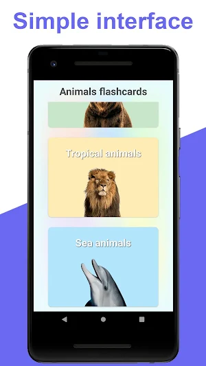 Animals for Kids - Flashcards Screenshot 1