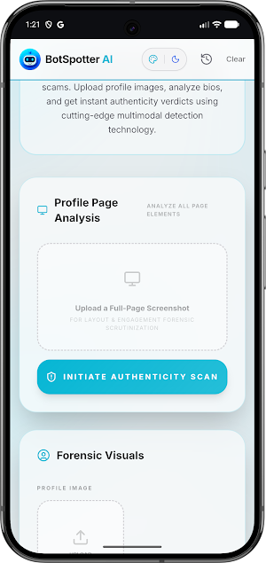 Bot Spotter & Catfish Revealer Screenshot 1