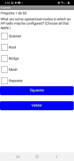 CWNA Simulator Screenshot 1