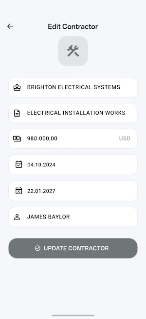 Metrio: Quantities & Payments Screenshot 1