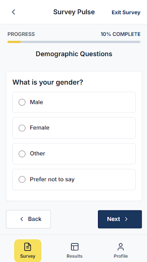 Dpb Survey App Screenshot 1