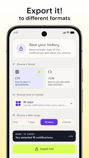 Notispace: Notification Saver Screenshot 3