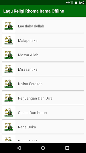 Lagu Islami Rhoma Irama Offline + Lirik Lengkap Screenshot 2