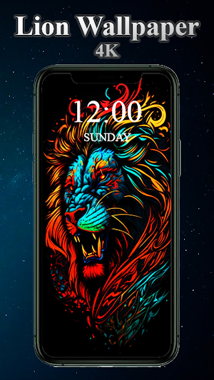 Lion Wallpaper Aesthetic 2024 Screenshot 2
