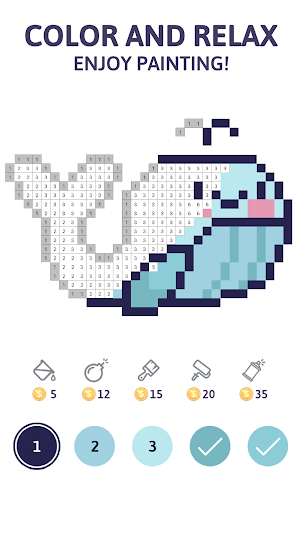 PixelBook: pixel art, draw and color by number Screenshot 0