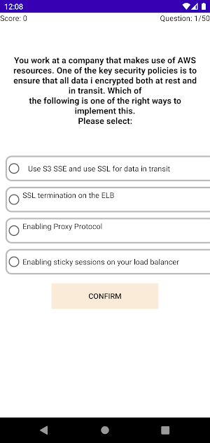 AWS SCS-C02 Exam Practice Screenshot 1