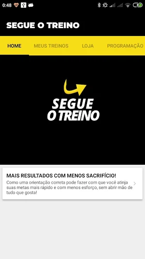 Segue o Treino Screenshot 1