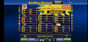 Golden Seven Slot Screenshot 2