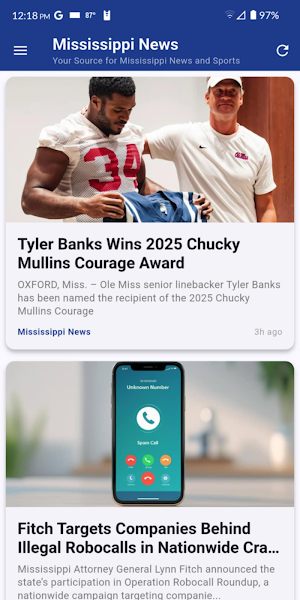 Mississippi News Screenshot 0