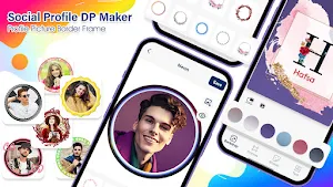 Social Profile DP Maker Screenshot 0