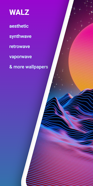 WALZ - Aesthetic, Synthwave & Retrowave Wallpapers Screenshot 0