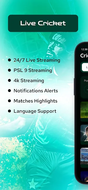 PSL 9: Live Cricket TV 2024 Screenshot 0