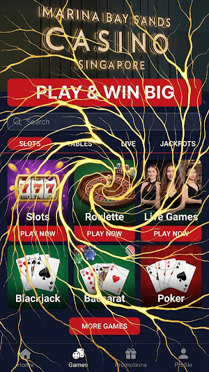 Marina Bay Sands Casino Screenshot 0