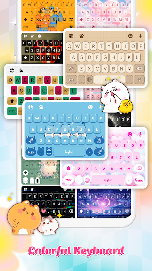 Cute Keyboard - Emoji Keyboard Screenshot 0