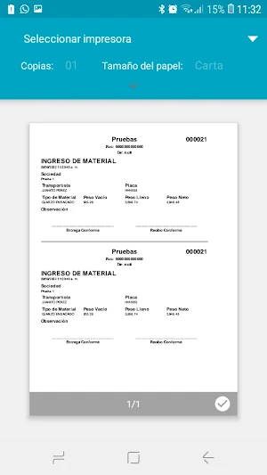 Allweights transportes Screenshot 3