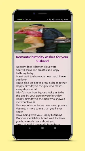 husband birthday status Screenshot 1