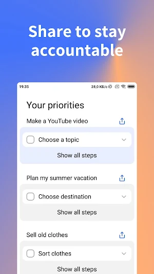 StepAhead: be productive Screenshot 3