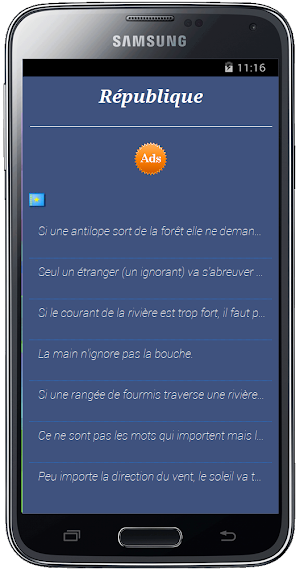 Proverbes Africain Screenshot 3