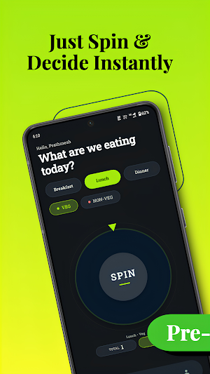 SpinMeal Screenshot 1