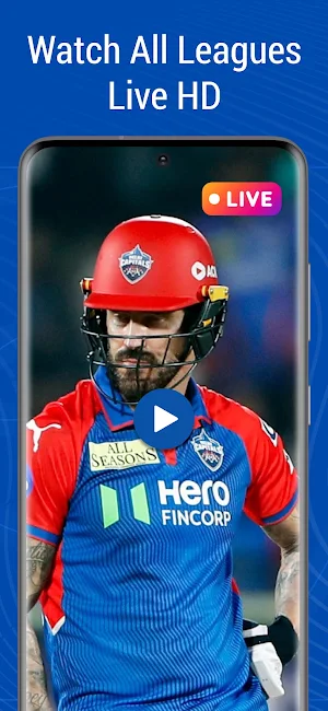 Live Cricket TV HD Streaming Screenshot 1