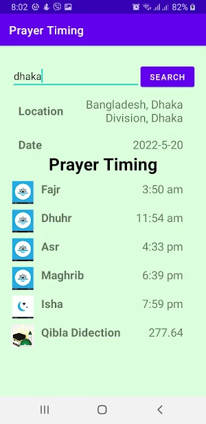 Prayer Timing Screenshot 3