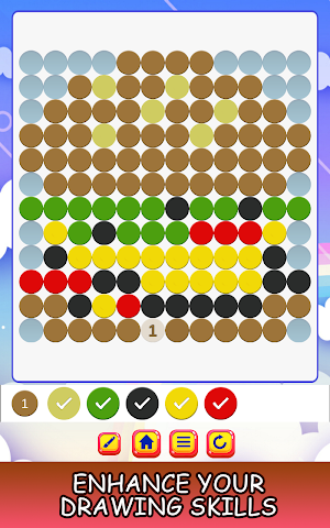 Mosaic Color by Number - Hex Puzzle Beads For Kids Screenshot 3
