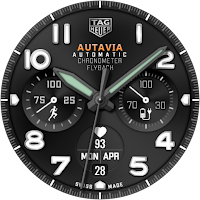 Analog TAG Autavia Watch face