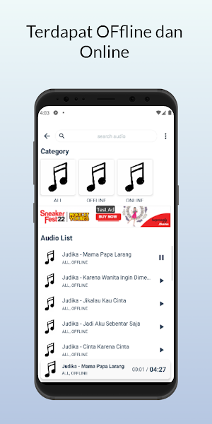 Lirik Lagu Judika Offline Screenshot 3