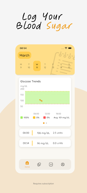 SugarNotes - Diabetes Logbook Screenshot 0