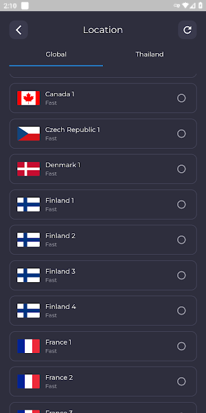 Thailand VPN - Get Thailand IP Screenshot 3