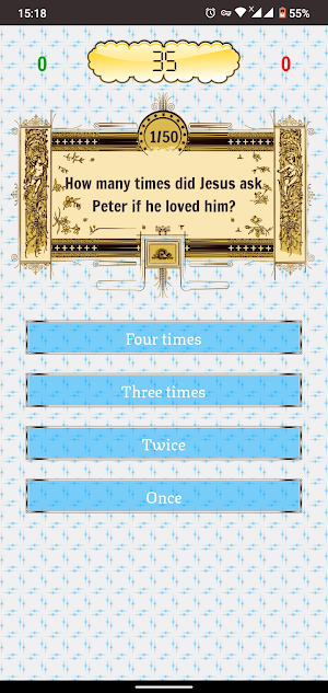 Bible Quiz Screenshot 2