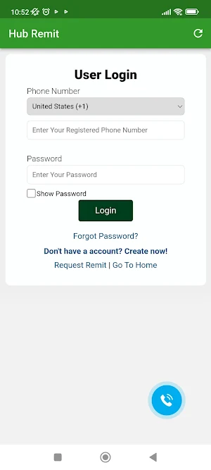Hub Remit Screenshot 1