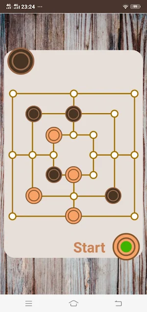 Dual Player 9 Men's Morris Screenshot 1