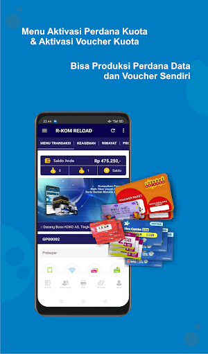 R-KOM RELOAD : Aplikasi Agen Pulsa & PPOB Screenshot 3