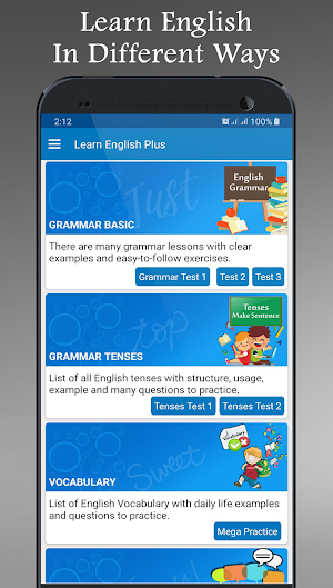 Learn English with Quiz Offline Screenshot 2