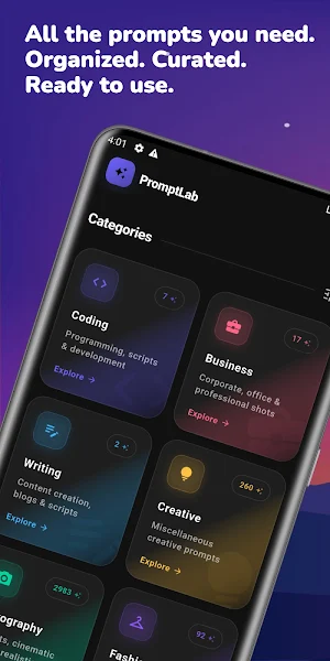 PromptLab: AI Prompts Screenshot 0
