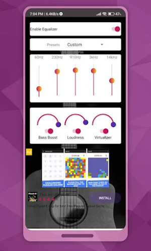 Equalizer Bass Volume Booster Screenshot 2