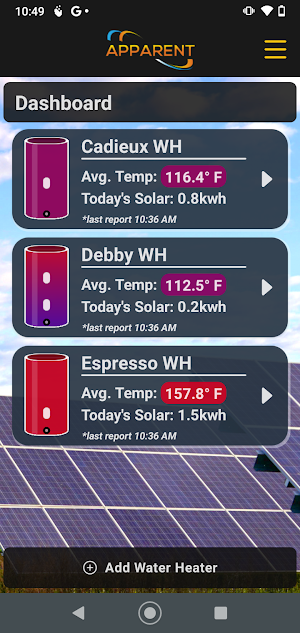Apparent Water Heater Screenshot 0