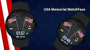 USA Memorial Watch Face Screenshot 1