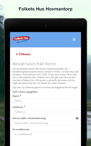 Folkets Hus Hovmantorp Screenshot 1