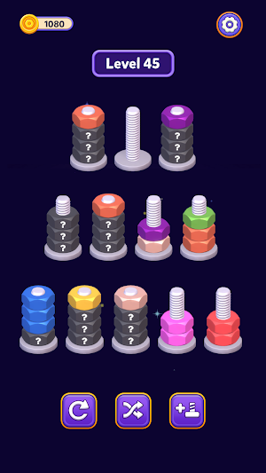 Royal Screw: Color Sort Screenshot 1