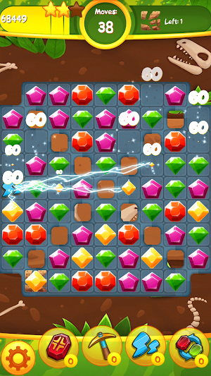 Jewels Jam: Puzzle World Dino Screenshot 2
