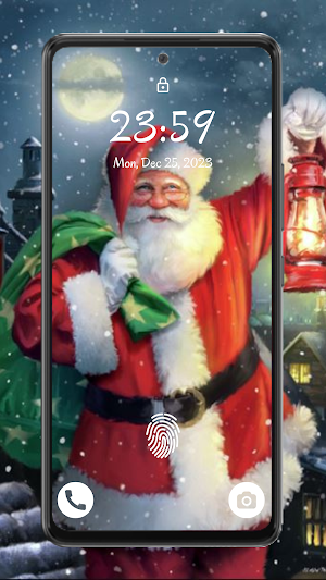 santa claus wallpaper Screenshot 0