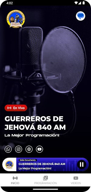 Guerreros de Jehová 840 AM Screenshot 1