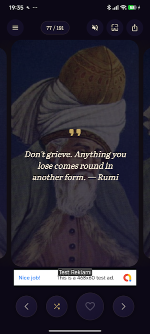 Rumi Quotes Screenshot 1