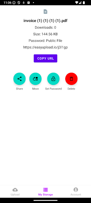 Easyupload.io Screenshot 1