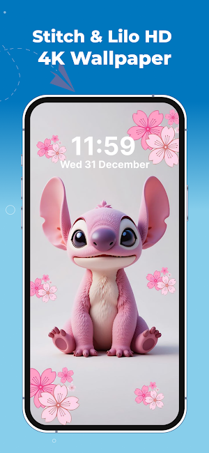 Stitch 4K Live Wallpaper Lilo Screenshot 1